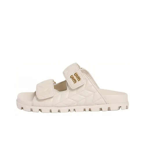 MIU MIU Слипоны Белый Женские