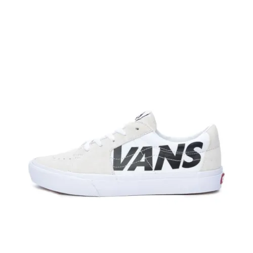 Vans SK8 LOW Скейтборд Кроссовки Топ Унисекс Белый Черный