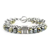 Браслет Hip-Hop с бусинами [Желтый]