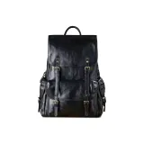 Чёрный, импортная кожа из коровьей кожи для лицевой части