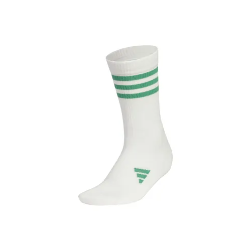 Adidas 1 шт Нефритовый белый/Зеленый Женские Носки MID до икры
