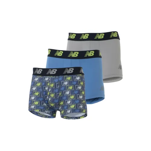 New Balance 3 Pack Синий+Серый+Многоцветный Мужские Боксеры