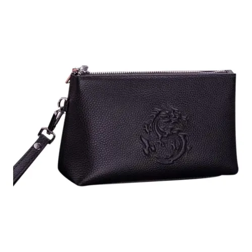 DOSRFINI Клатч из лощеной коровьей кожи мужской