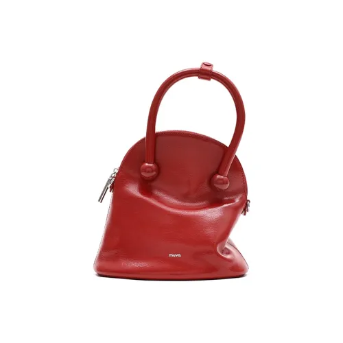 MUVA Коровья кожа Сумка через плечо Женская Праздничный красный Лунный камень Серебряный Сумеречный черный Милкшейк белый