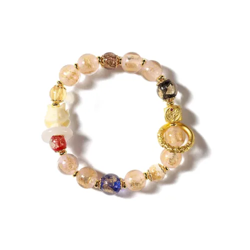 JIULONGGU Цветное стекло Нефритовые браслеты Унисекс