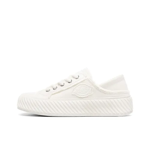 Dickies противоскользящие устойчивые к истиранию дышащие унисекс низкие топовые кеды бежевые