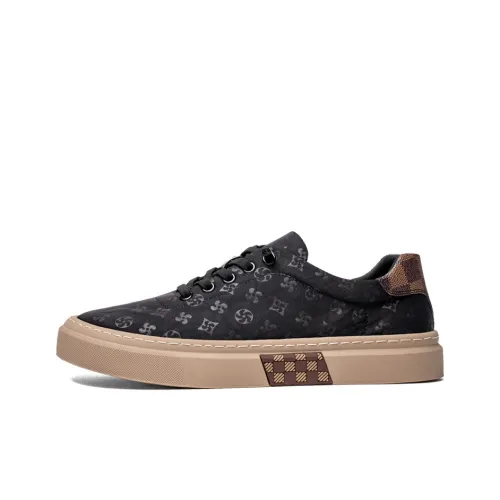 Romon Casual Низкий Топ Черный Мужской
