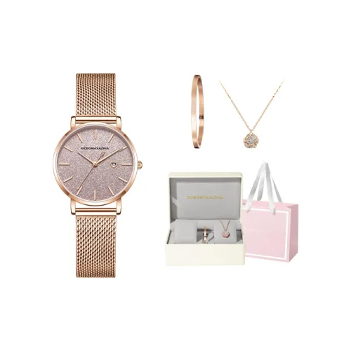 BCBGMAXAZRIA Women's Watch Кварцевый механизм Стальной ремешок Розовое золото Циферблат часов