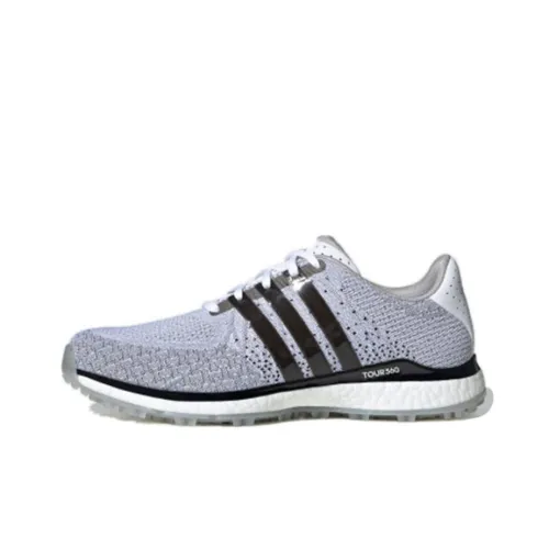 Adidas Tour360 Противоскользящие Низкие Топы Обувь для гольфа Мужская Белый Черный