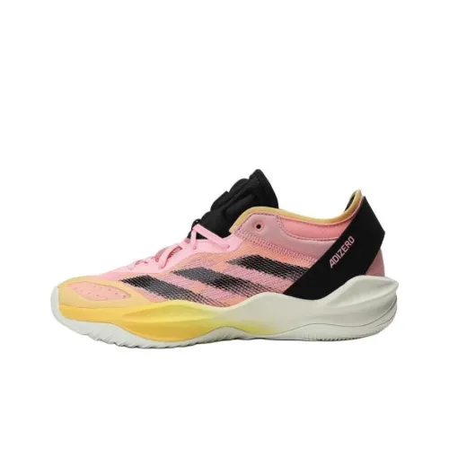 Adidas Adizero Select Slip Resistant Abrasion Resistant Низкий Топ Баскетбольные кроссовки Мужской Розовый Черный Желтый