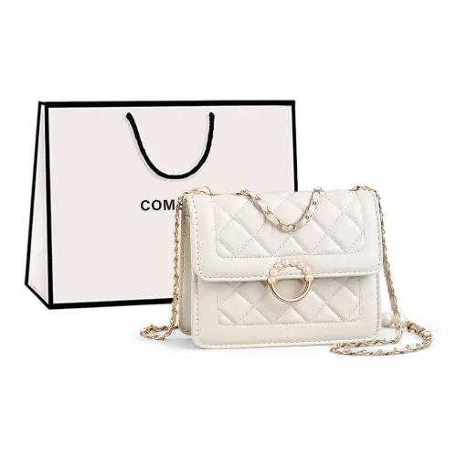 COMELY Сумки через плечо экрю женские