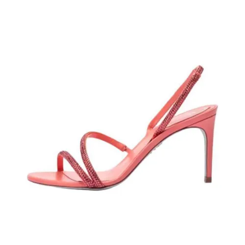 RENE CAOVILLA Irina one Ремень Сандалии 8 см Женские Красный