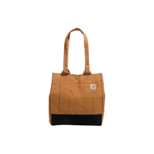 Carhartt Полиэстер Тоут Сумка Сумка для покупок Сумка Унисекс Коричневый и Черный
