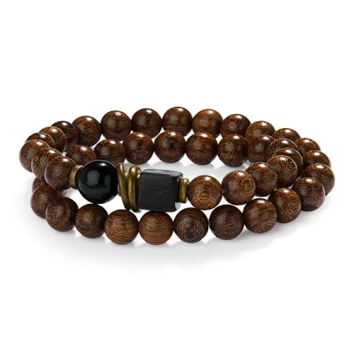 AGOVSKI Golden Сандаловое дерево Браслеты Унисекс