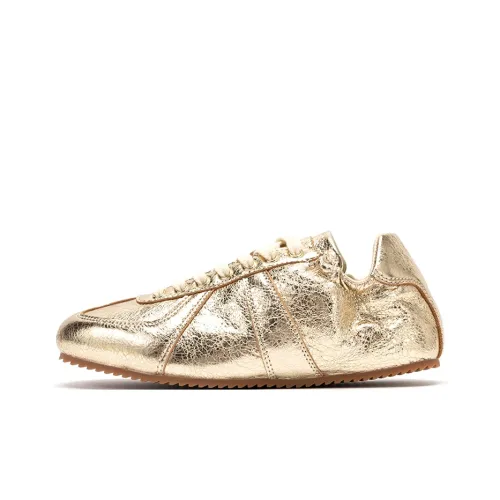 FOOT INDUSTRY Немецкие армейские кроссовки Low Top Золото Унисекс