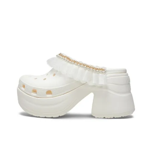 Crocs Сабо Белый Женские