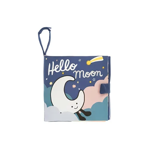 JELLYCAT Fun Universe Collection Hello Moon Ткань Книга Игрушка Книга Аксессуары для кукол