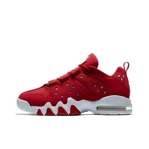 Nike Air Max 2 CB 94 Амортизация Износостойкий Низкий Топ Винтажные Баскетбольные Кроссовки Мужские Красные