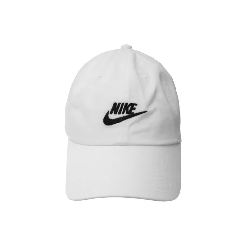 Nike Хлопковые кепки унисекс белые