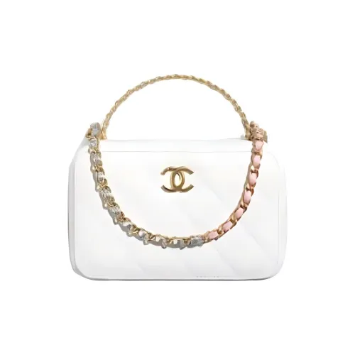 CHANEL Корова Кожа Camera Сумка Сумка с цепочкой Сумка через плечо Сумка на одно плечо Женская Белая