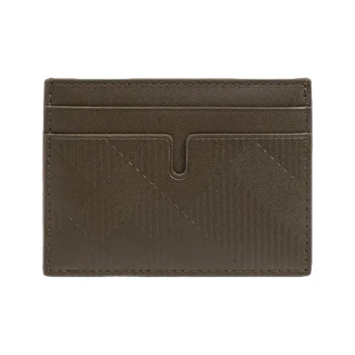 Burberry Телячья кожа Держатель для карт Мужской Зеленый