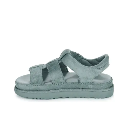 UGG Сандалии в римском стиле, зеленые, женские