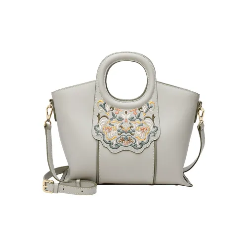 Ancient Yi Xi Сумки Цвет нефритовой шпильки Асфальтовый серый Женские