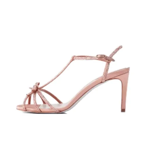 RENE CAOVILLA Caterina One Strap Sandals 8 см Женские Розовые