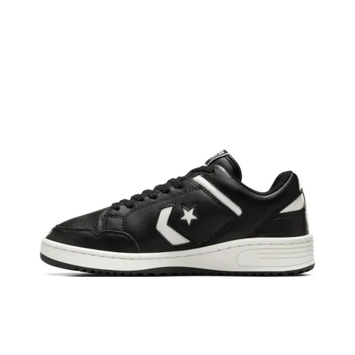 Конверс Weapon Slip-resistant Abrasion-resistant Low-top Скейтборд Кроссовки Unisex Черный Белый