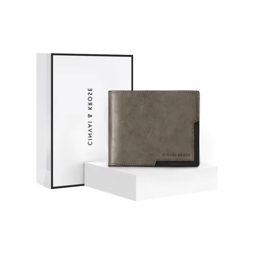 Simvay Clos Синтетическая кожа Кошелек для монет с держателем для карт стандартный мужской серый