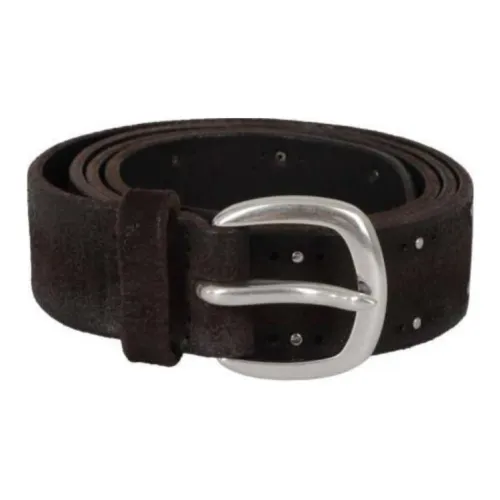 Orciani Rough Дизайн Кожаные ремни Мужской Коричневый