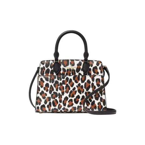 Kate Spade Крестообразная текстура PVC Сумка Сумка через плечо Маленькая Сумка через плечо Женская Кремовая