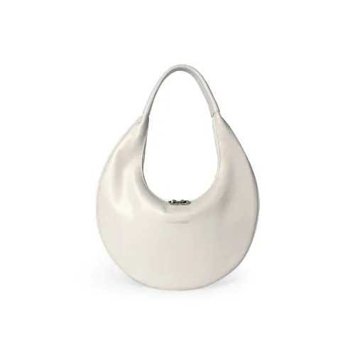 Abbott Винтаж Коровья кожа Сумка-хобо Подмышечная Сумка Сумка через плечо Стандартная Женская Белая Черная Зеленая