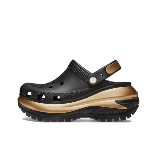 Crocs Сабо Черный/золотой Женские