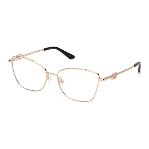 GUESS Металл Нерегулярная форма Оправы для очков Женские Золото