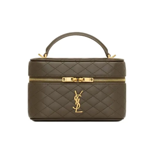 SAINT LAURENT Gaby Овечья кожа Сумка через плечо Женская Светлый цвет мускус