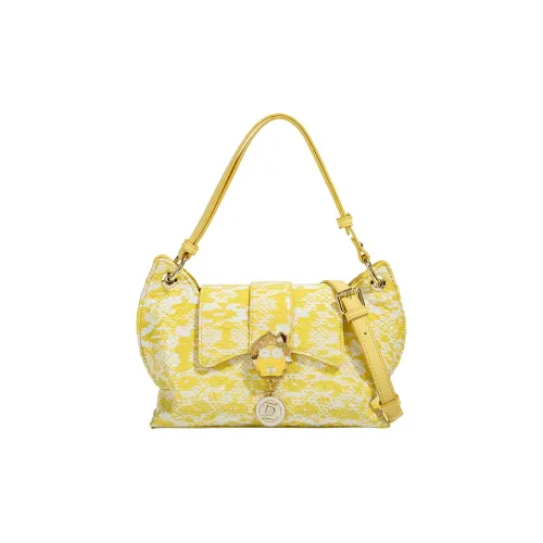 MACK JODAER Сумка через плечо из синтетической кожи стандартная женская светло-желтая