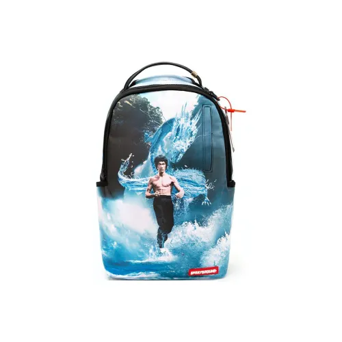 SPRAYGROUND Брюс Ли Коллаборация PVC Дорожная сумка Рюкзак Стандартный Унисекс Многоцветный