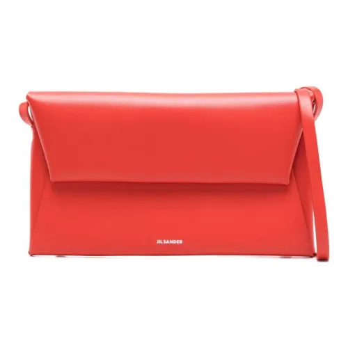 JIL SANDER Телячья кожа Портативная Сумка через плечо Сумка на плечо Женская Красная