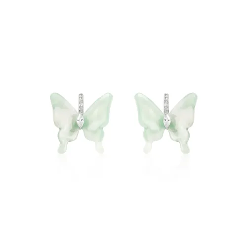 OUBI.YABI Copper Stud Earrings Women's Box OUBI.YABI Медные серьги-гвоздики для женщин коробка