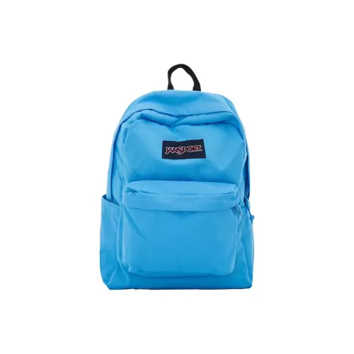 JanSport Полиэстер Текстильный Рюкзак Средний Унисекс Морская соль Синий