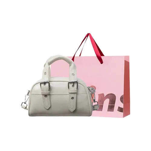 WHEELY BABY+ ПУ (полиуретан) Одно плечо Ручная сумка Сумка через плечо Обычный Женская Белый Серебряный Черный