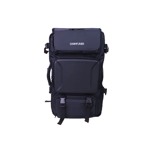 SWIMFUNER 26L Портативный Путешественный Рюкзак Бизнес Рюкзак На открытом воздухе Сумка Водонепроницаемый Полиэстер Черный Унисекс