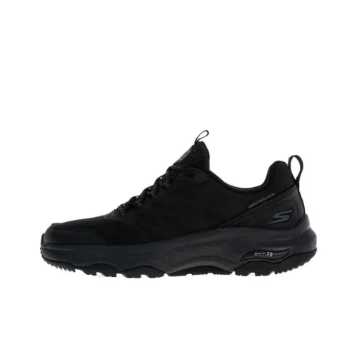 Skechers Go Walk Arch Fit Устойчивый к истиранию Дышащие Низкие Кроссовки для Бега Женские Черные