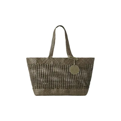 Mulberry Толстая коровья кожа Тоут Сумка Сумка для покупок Сумка Большая Женская Лен Зеленый