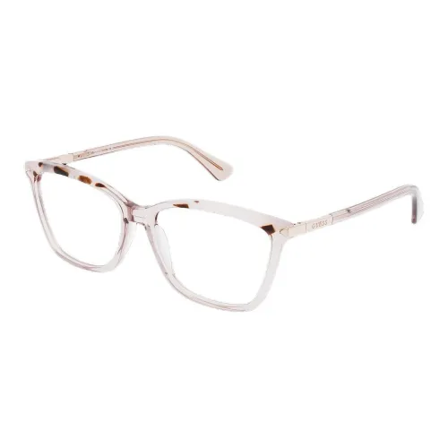 GUESS Пластик Нерегулярная форма Оправы для очков Женские Белые