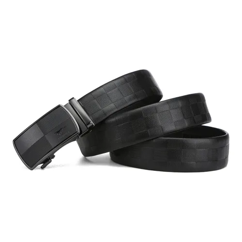 SEPTWOLVES New Arrival Бизнес Внутренний Одежда Wear Автоматический Застежка Кожаные Ремни Мужской Черный Ширина 3,5CM