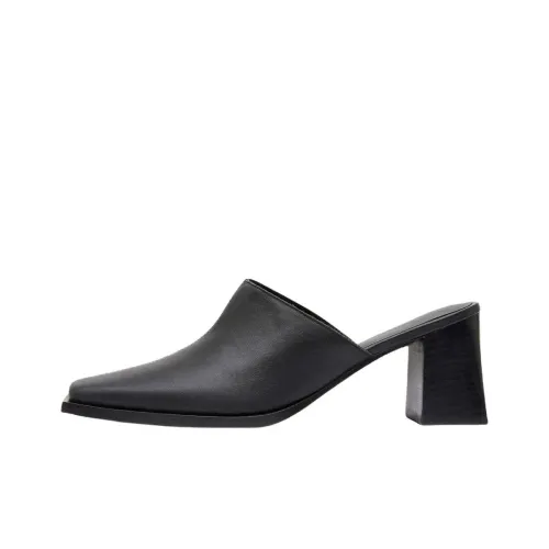 ST. AGNI Домашние тапочки 7 см Женские Черные