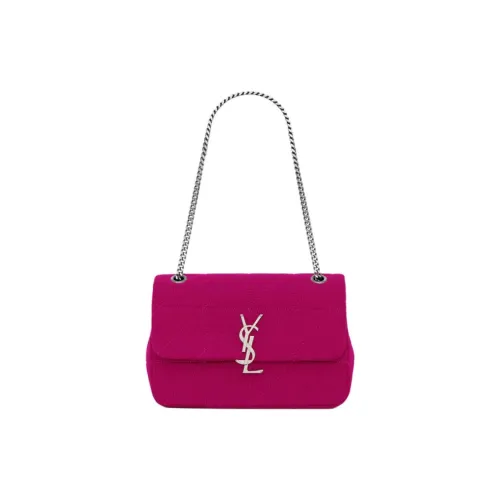 SAINT LAURENT Трикотажная ткань лоскутное шитье текстиль сумка через плечо обычный женский питайя