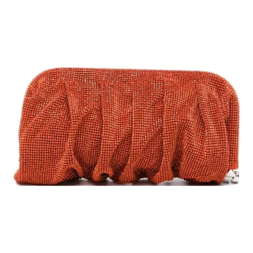 BENEDETTA BRUZZICHES Crystal Diamond Клатч Женский Оранжевый